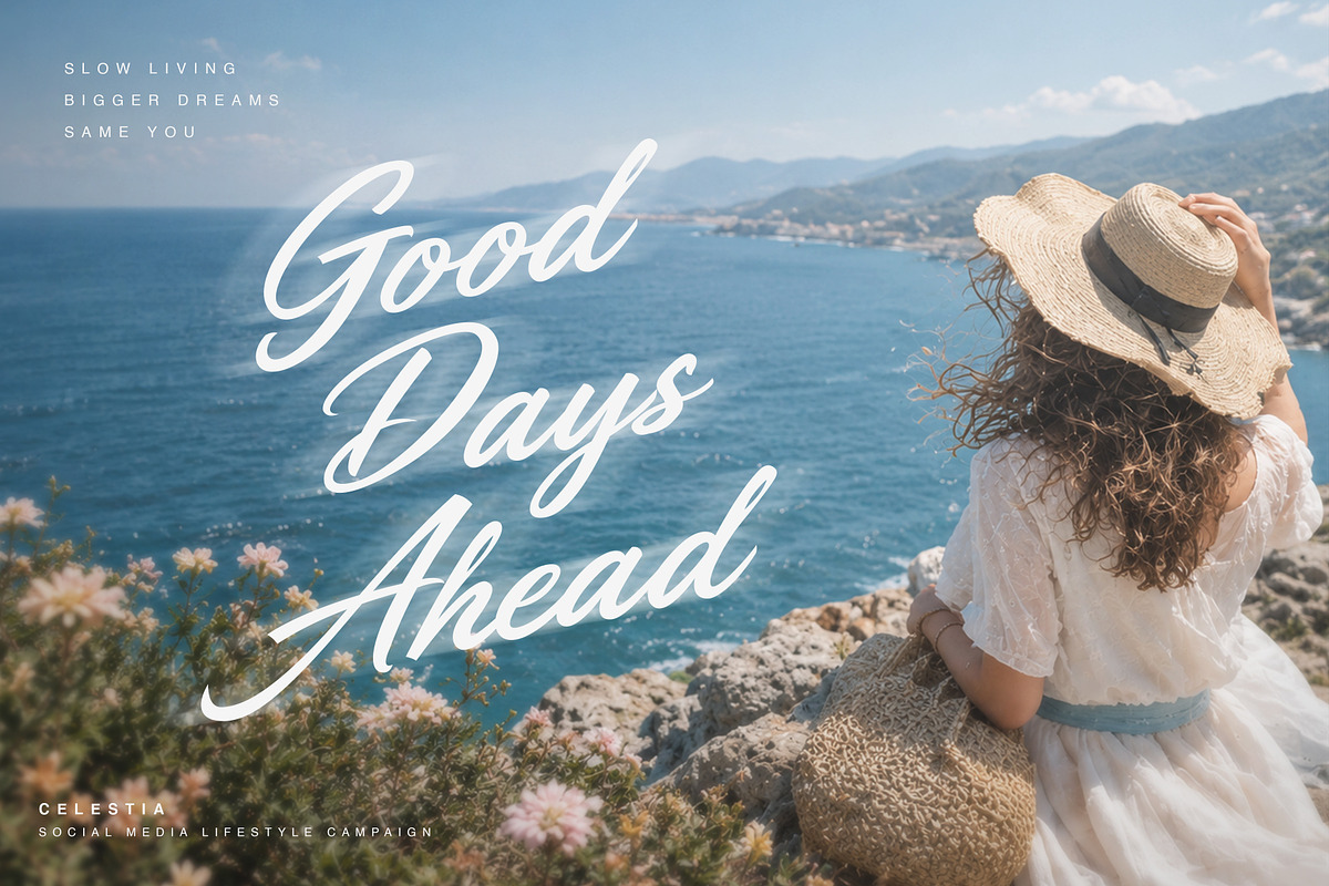 Aureline Celestia – Elegant Script, a Script Font by Brainwave (Photo 7 of 8)