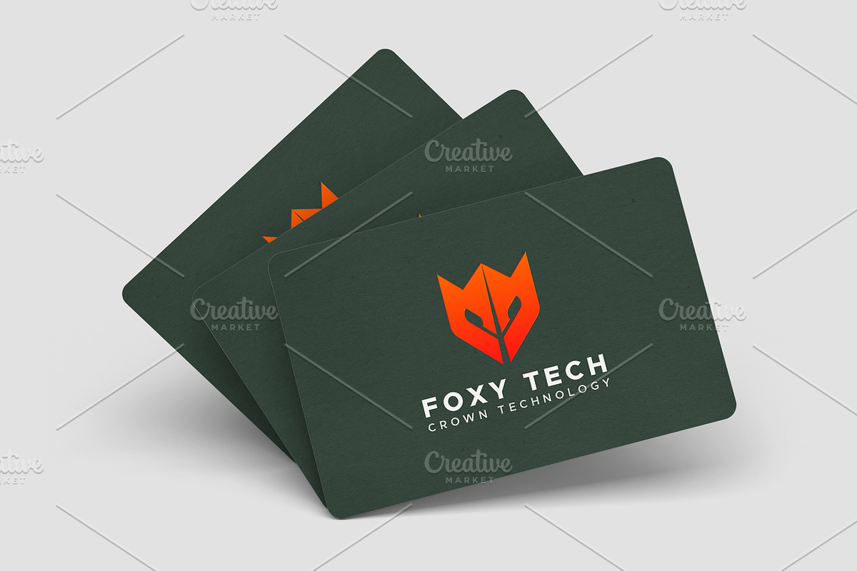 Fox crown technology logo design, a Branding & Logo Template by Amadul11 (Photo 2 of 4)