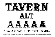 Tavern Alt Extra Bold, a Font by FontMesa (Thumbnail 3 of 3)