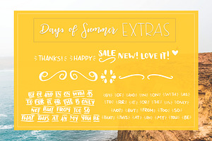 Days Of Summer Font Family