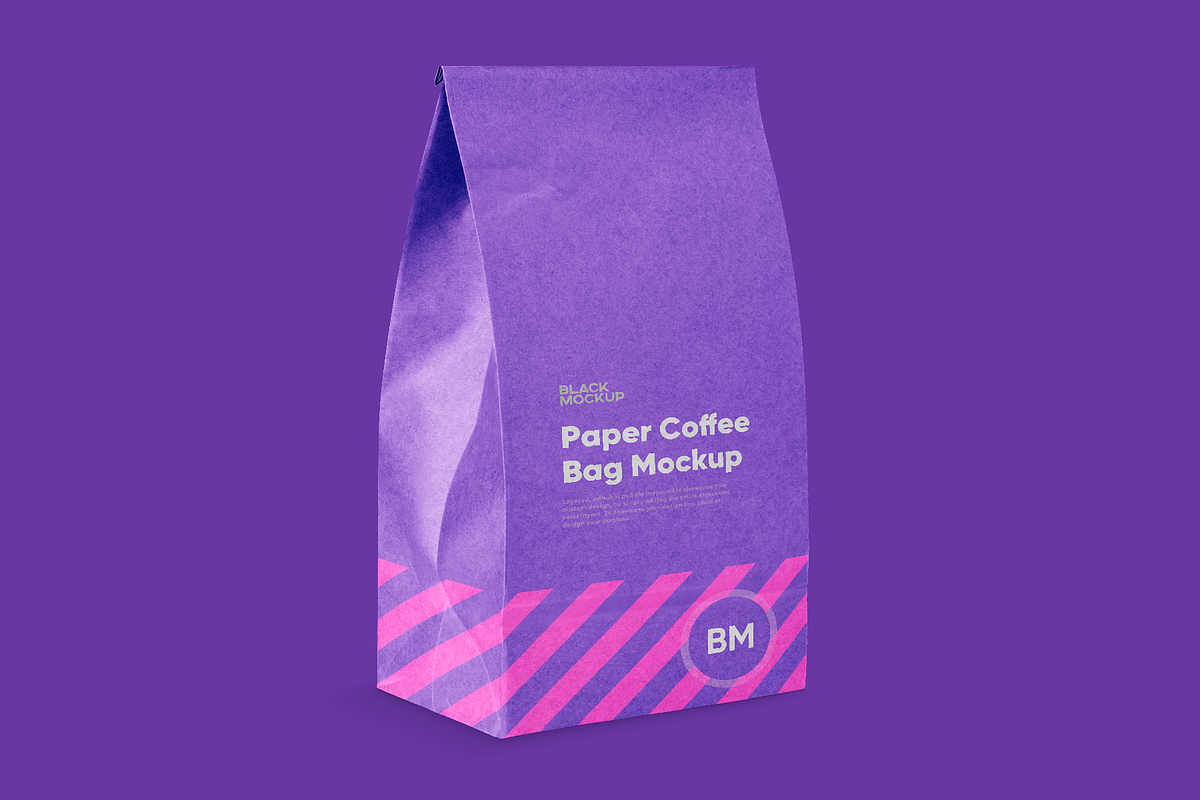 Craft Coffee Bag Mockup, a Product Mockup by BlackMockup (Photo 8 of 11)
