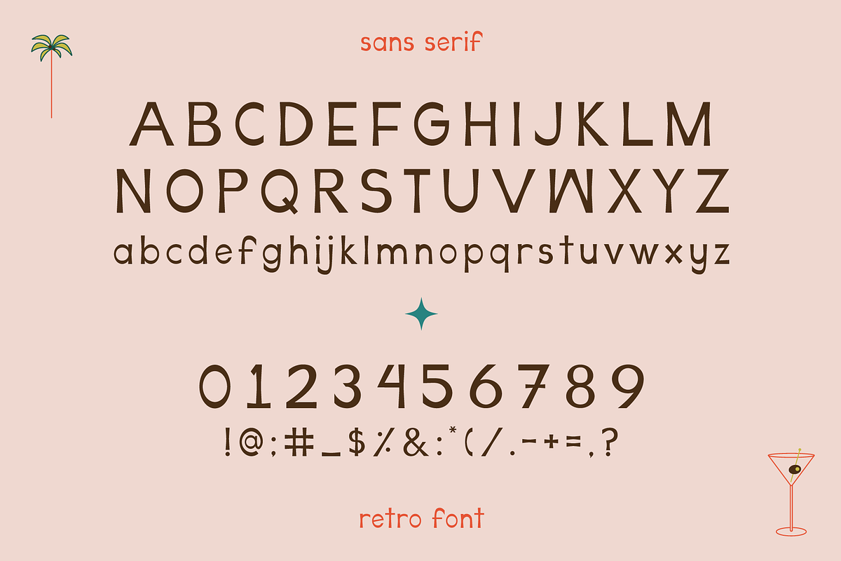 RETRO MOTEL by Meg Tay Creative, a Sans Serif Font by Meg Tay Creative (Photo 2 of 5)