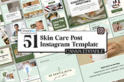 Skincare Instagram Marketing Temp, a Social Media Template by Snapybiz (Thumbnail 1 of 10)