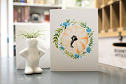 Pumpkin Flower Wreath, an Illustration by Studio Meraki (Thumbnail 3 of 3)