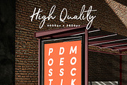 Poster Design Mockup (Bus Stop), a Print Template by illustrated (Thumbnail 8 of 14)