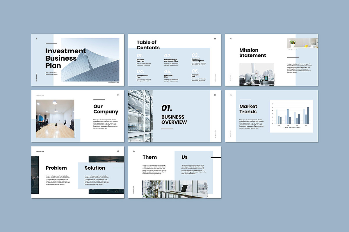 Investment Business Plan, a Presentation Template by Revoltan Studios (Photo 2 of 9)