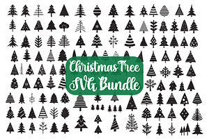 Christmas Tree SVG Bundle, an Illustration by Creativeshirt
