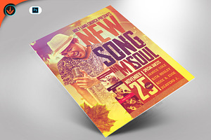 New Song Concert Flyer, a Flyer Template by SeraphimChris