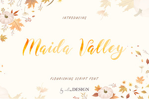 Maida Valley - Handwritten Font