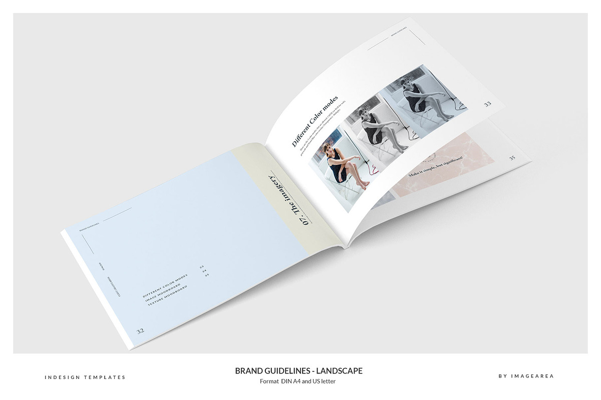 Brand Guidelines - Landscape, a Brochure Template by Imagination Area (Photo 2 of 13)