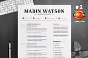 Resume/CV Bundle | 200+ for $29, a Resume Template by ResumeInventor (Thumbnail 48 of 207)