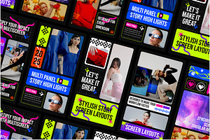Multiscreen Reels After Effect, a Social Media Template by Loin Studio