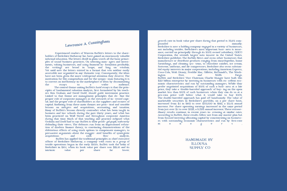 Sygny Serif Typeface, a Serif Font by Illousa (Photo 5 of 6)
