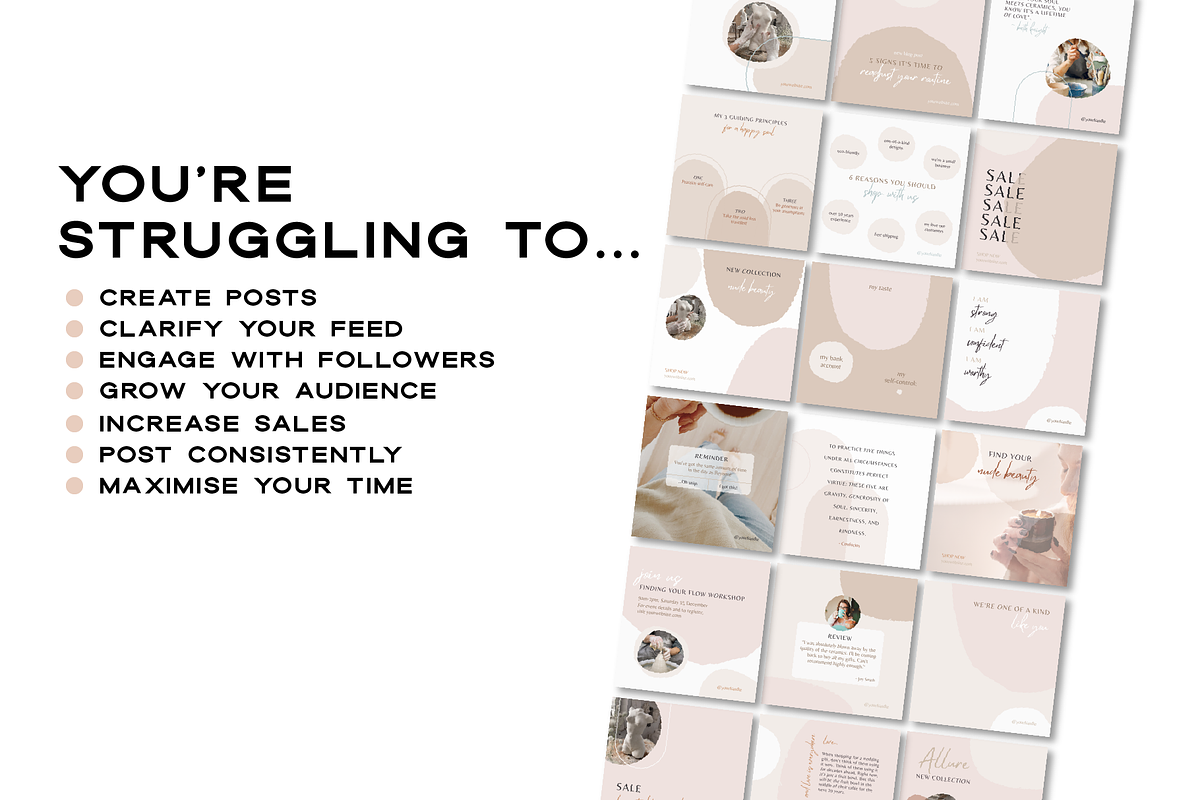 Brighton Canva Duo: Square & Story, a Social Media Template by Brodi-Rose Creative Co (Photo 5 of 9)