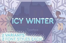 Icy Winter - Frozen Display Font