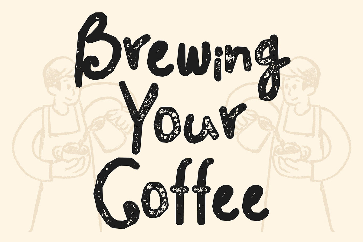 CS Darlene Stamp, a Handwritten Font by Craft Supply Co. (Photo 4 of 8)