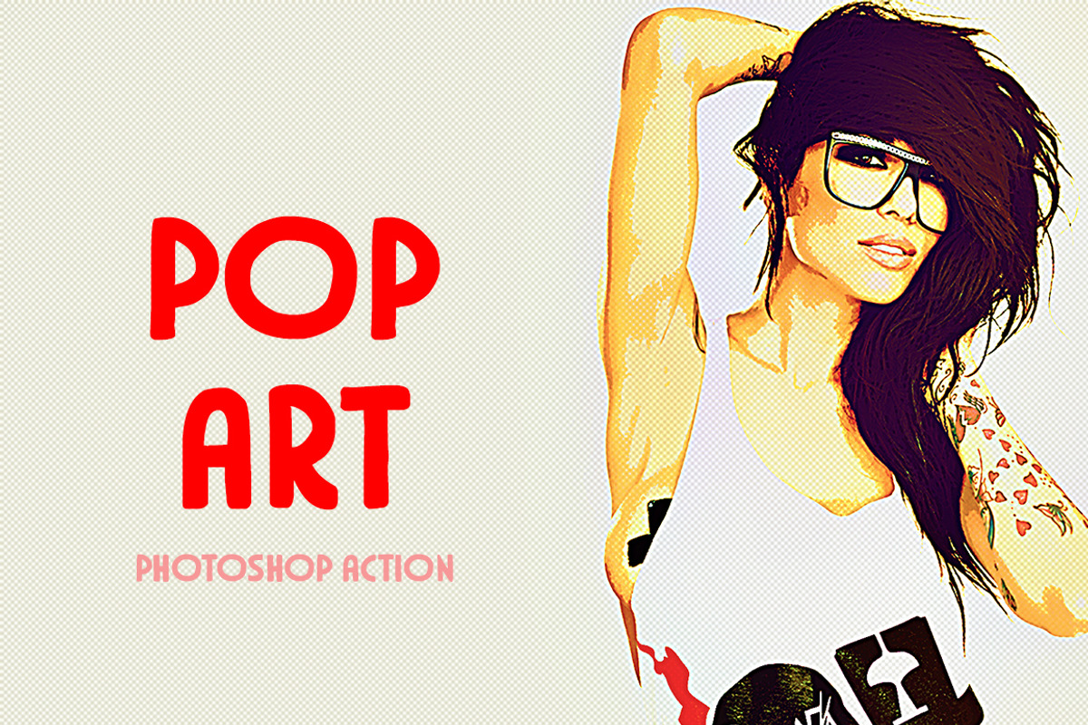Pop Art - Photoshop Action, an Action Add-On by Krystal Designs Co. (Photo 1 of 17)