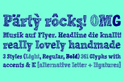 FONT Handmade Scribble Sketch Rock, a Slab Serif Font by Typo Graphic Design (Thumbnail 2 of 4)