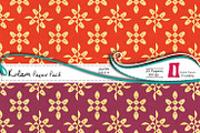 Indian Kolam Digital Papers, a Pattern Graphic by InkBite Designs (Thumbnail 2 of 3)