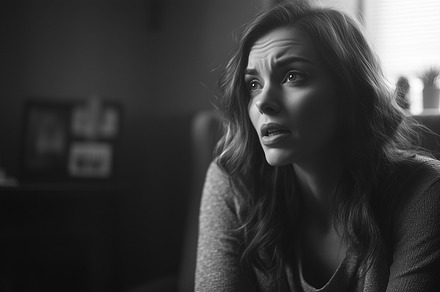 Woman with worried and emotional, a Person Photo by MistyDay