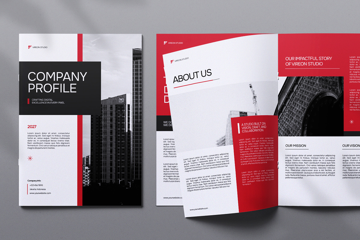 Company Profile Template, a Magazine Template by Portocraft (Photo 1 of 6)