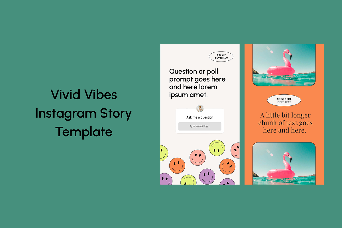 Vivid Vibes: Instagram Story Template preview 2