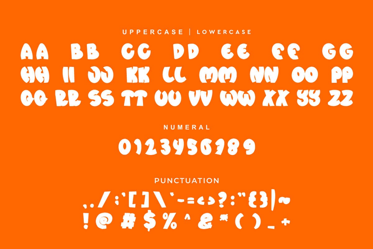 Komas Cartoon Font, a Sans Serif Font by Iqsiart Studio (Photo 6 of 7)