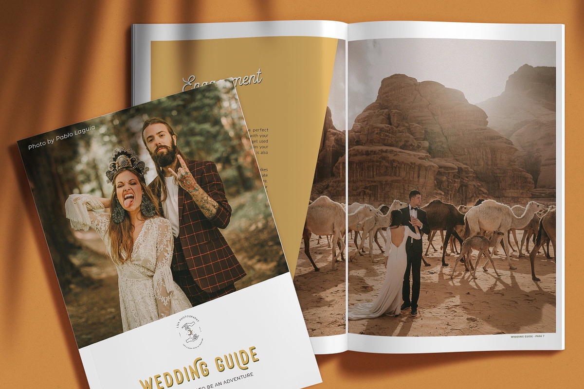 Customizable Wedding Guide - Playful, a Magazine Template by Dirtyboots (Photo 1 of 9)