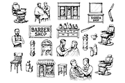Barber Shop Vintage Collection, an Object Graphic by RT Studio (Thumbnail 2 of 4)