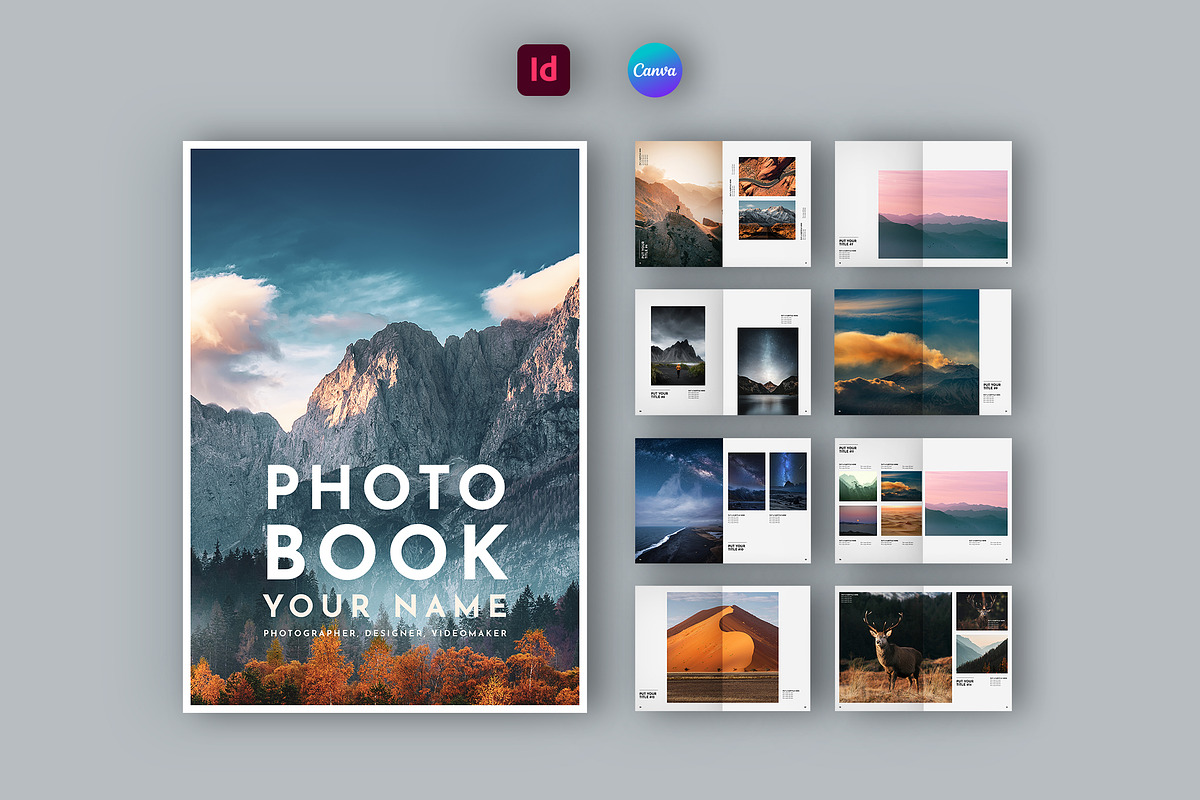 Photo Book Album Layout Template, a Magazine Template by tomsarraipodesign (Photo 1 of 2)
