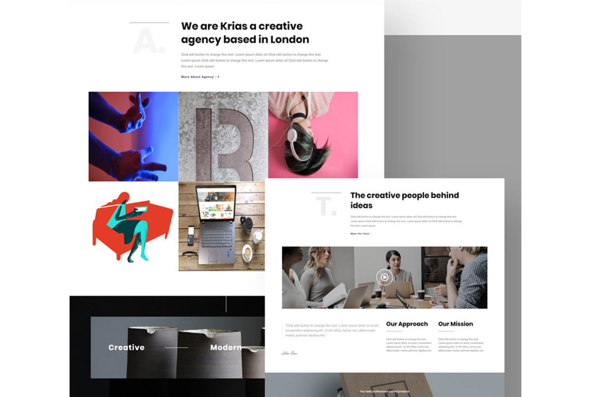 Krias Agency WordPress Theme, a WordPress Template by k-project design (Photo 3 of 5)