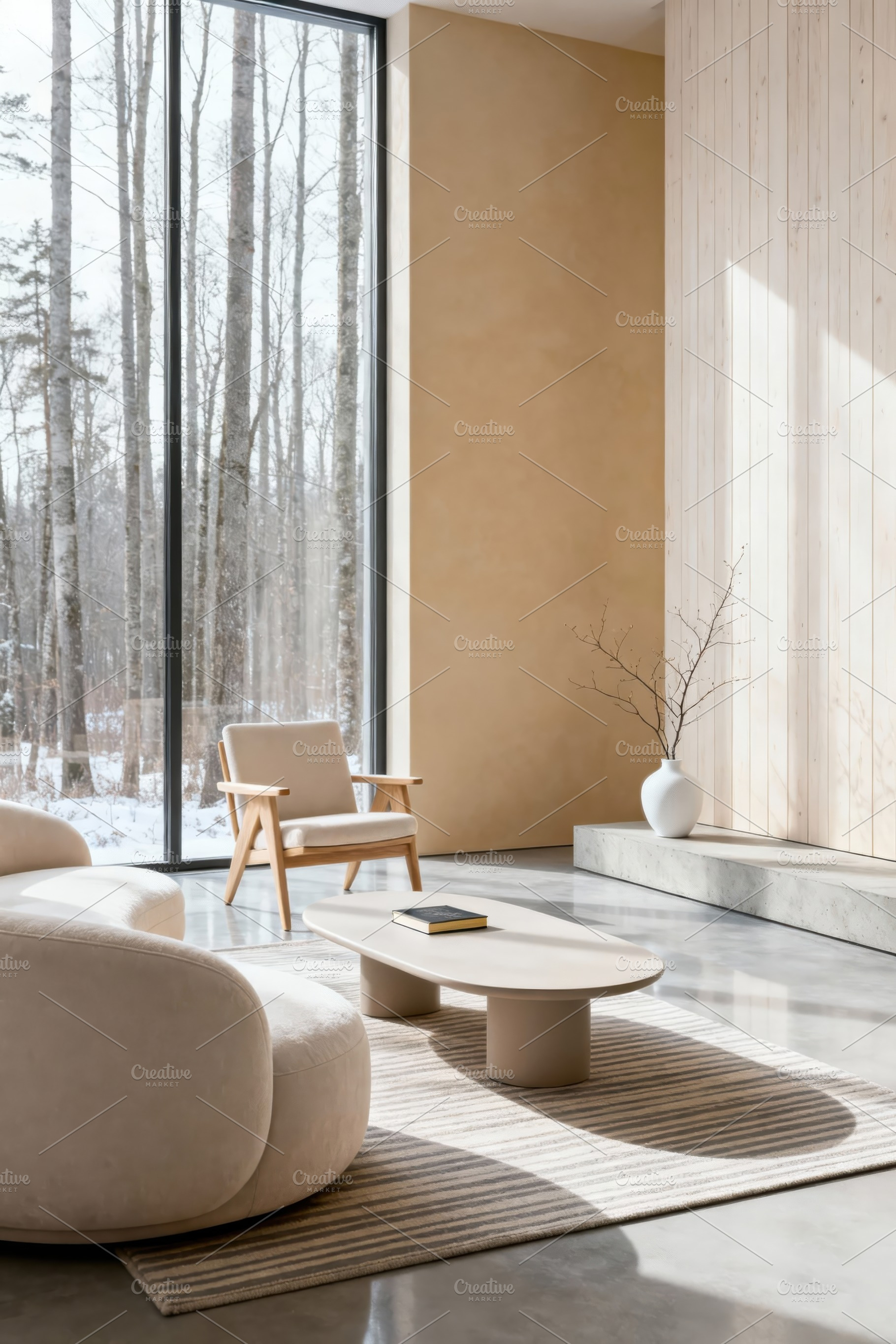 Modern Minimalist Living Room, an Architecture Photo by Virgo Studio