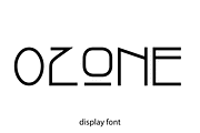 OZONE family - Display Font, a Sans Serif Font by Art Sproot (Thumbnail 1 of 23)