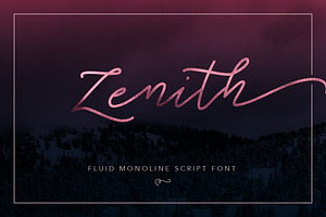 Zenith - Script Font