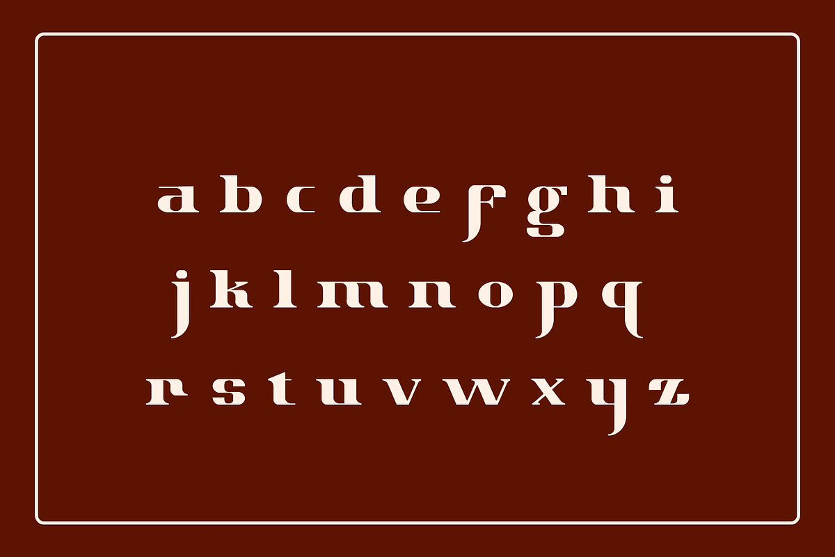 Chicago Retro Geometry Font, a Serif Font by Rasgood (Photo 4 of 5)