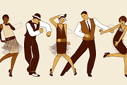 It's Charleston party time!, a Person Illustration by La Inspiratriz (Thumbnail 2 of 3)