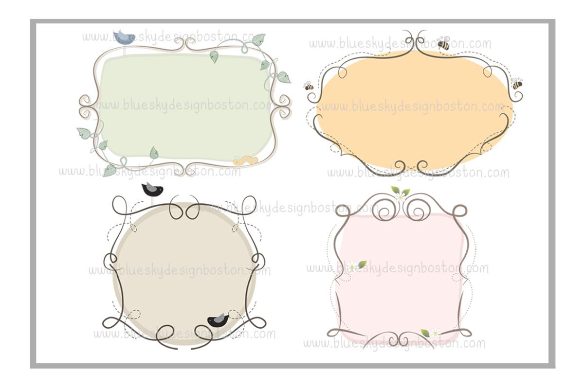 Spring Frames, a Graphic by Blue Sky Design (Photo 2 of 2)
