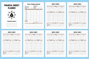 One Year Financial Budget Planner