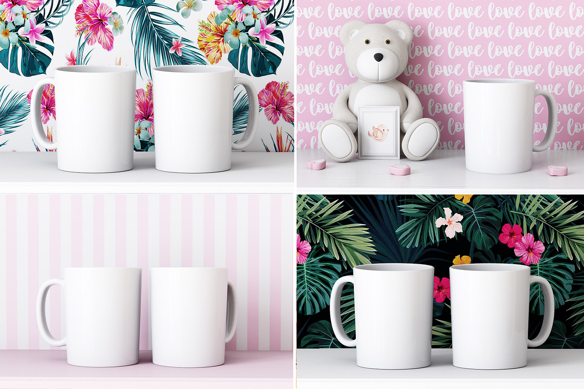 Mug Mockup Bundle (jpg) - 44, a Print Template by Mockup Shop (Photo 4 of 6)
