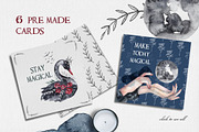 Odile. Black Swan collection, a Texture Illustration by Scarlet Heath Art (Thumbnail 6 of 12)