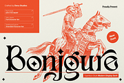Bonjgure | Modern Display Serif, a Serif Font by Denustudios (Thumbnail 1 of 11)