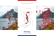 Norway flag ribbon vector, a Templates & Theme by Simbos (Thumbnail 3 of 9)