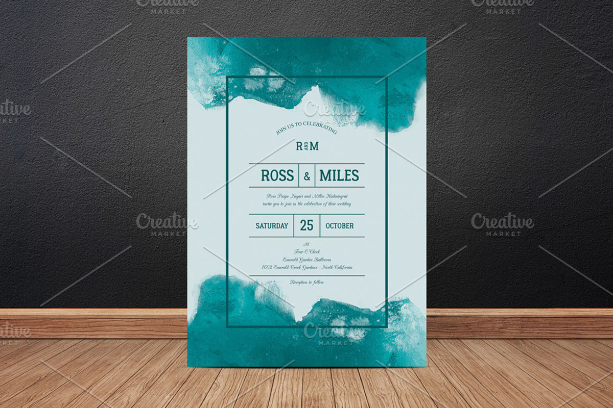 Wedding Invitation, an Invitation Template by Saphari (Photo 1 of 8)