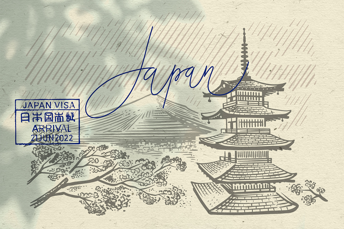 Vintage travel vector set., an Illustration by bioraven (Photo 11 of 12)