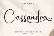 Cassandra | Script Font, a Handwritten Font by Scratchones (Thumbnail 1 of 9)