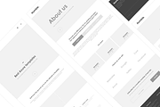 Axure responsive corporate template, a Wireframe Template by Humble UX (Thumbnail 4 of 4)