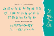 Simplytime, a Handwritten Font by Pustudio (Thumbnail 3 of 7)