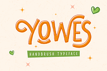 Yowes - Handbrush Typeface