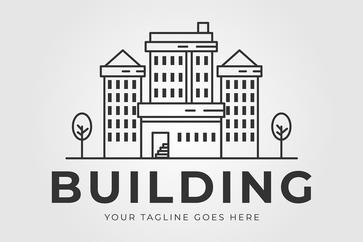 bank building or hotel architecture, a Graphic by Rizkaarishandy_shop (Photo 1 of 2)