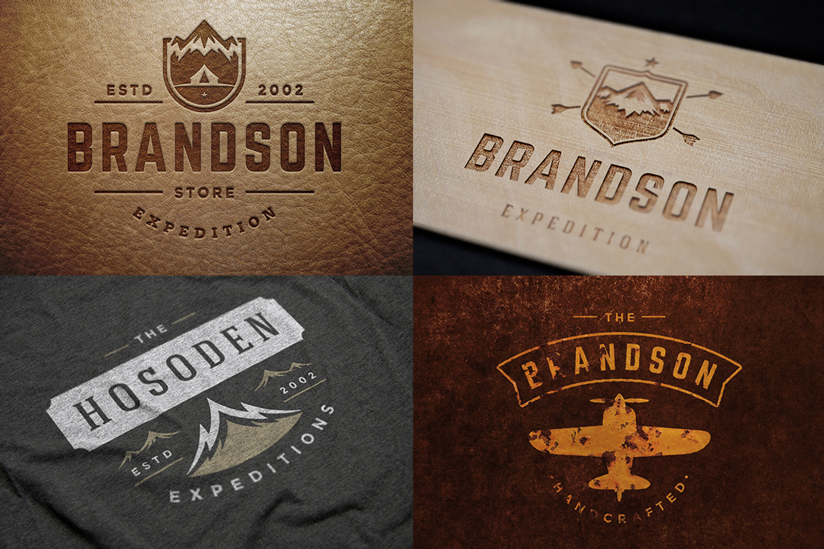 280 Outdoor logos and badges, a Branding & Logo Template by Vasya Kobelev (Photo 23 of 83)